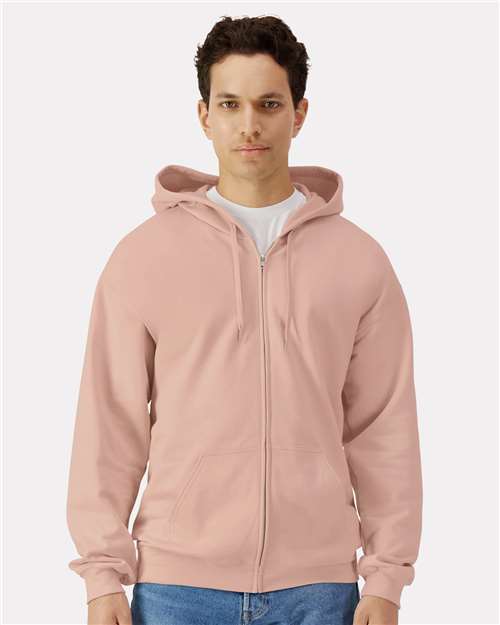 Unisex Softstyle® Full-Zip Hooded Sweatshirt-AKD Ink