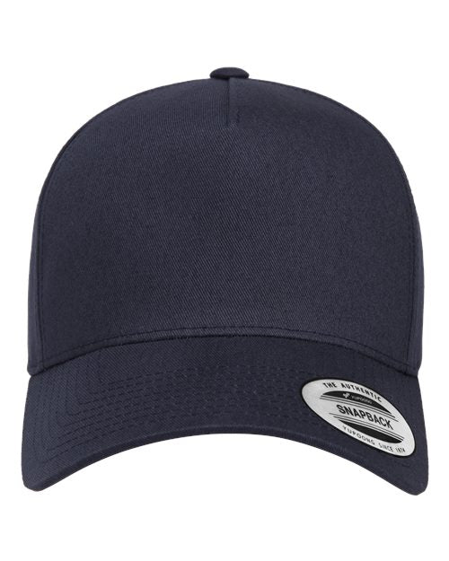 Retro Cotton Blend Snapback Cap
