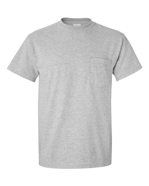 Unisex DryBlend® Pocket T-Shirt-AKD Ink