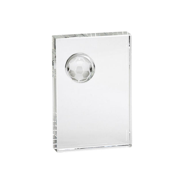 Lg Optic Rect Soccer Trophy 7x4.75x1.25-AKD Ink