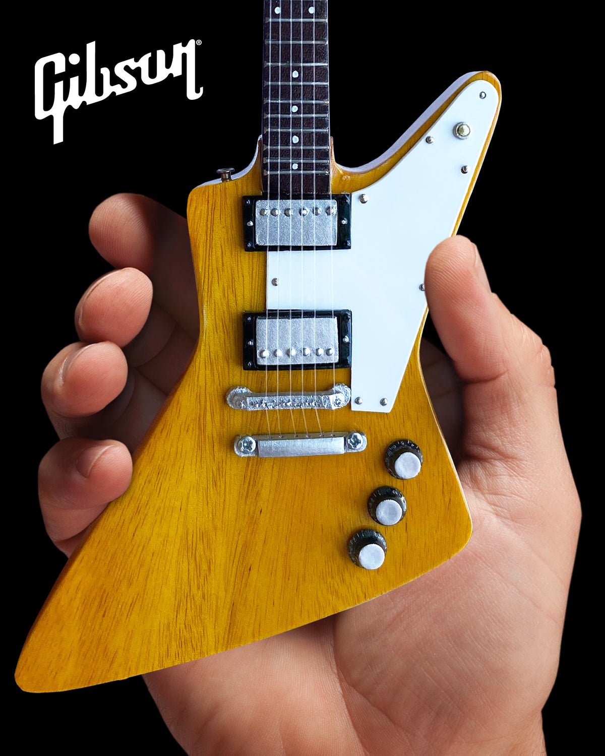 Gibson Korina Explorer 1:4 Scale Mini Guitar Model