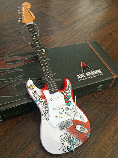 Officially Licensed Jimi Hendrix Mini Fender™ Strat™ Monterey Guitar Model