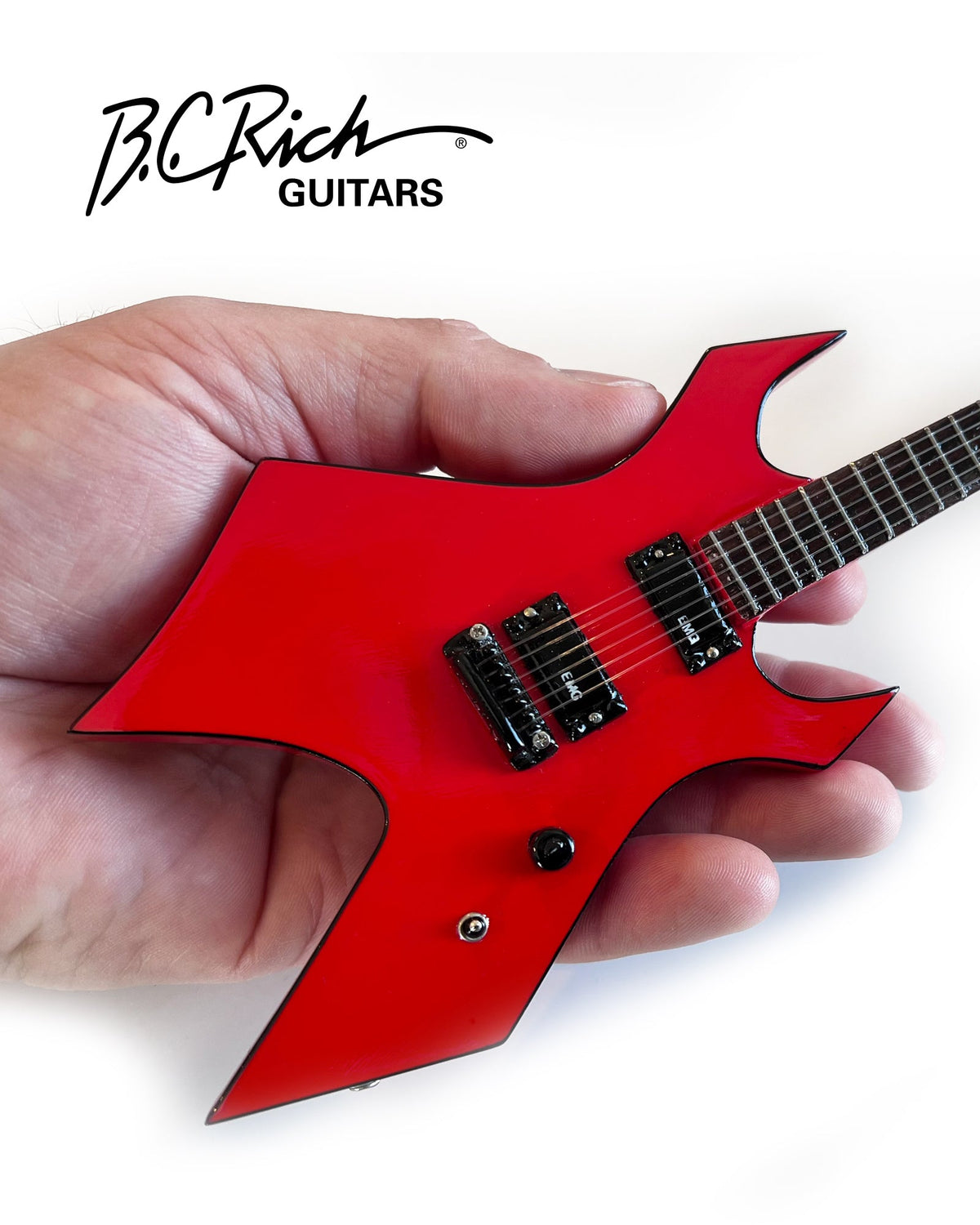 Official B.C. Rich® "HATE" Warlock® with Widow Headstock Mini Guitar - Mick Thomson - Slipknot