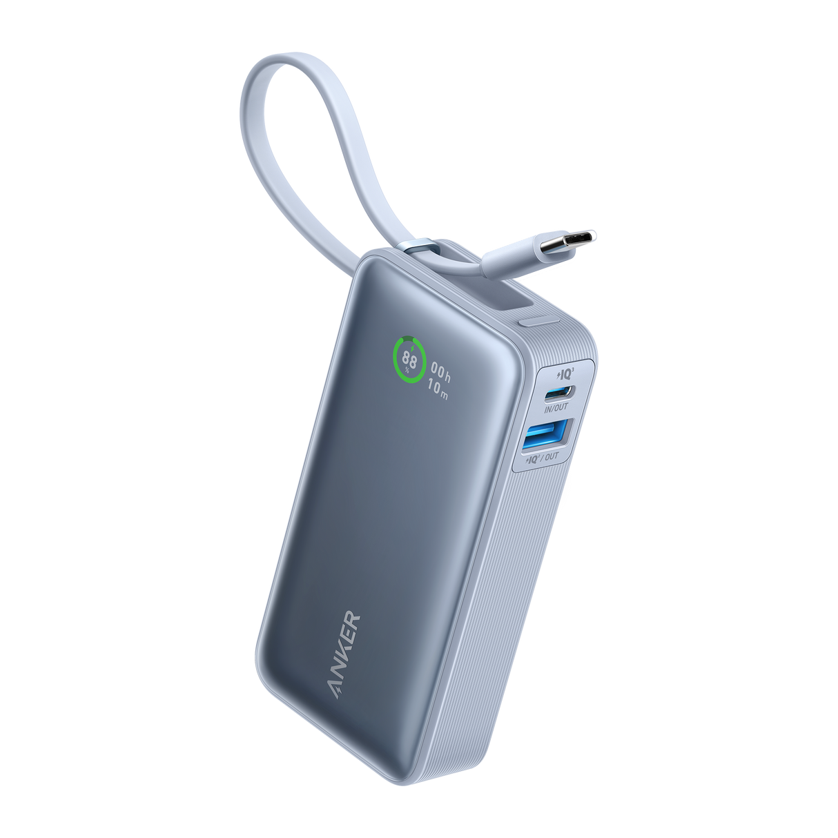 Anker Nano Power Bank (30W, Built-In USB-C Cable) - AKD Ink