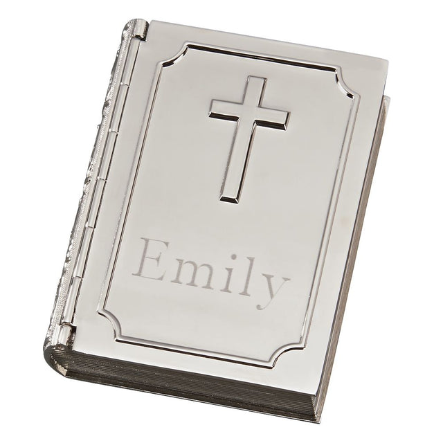 Book Shaped Box With Cross On Cover-AKD Ink