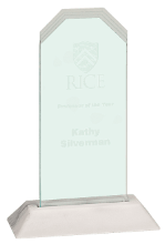 CLEAR FROSTED CLIP CRNR ACRLC WHITE BASE-AKD Ink