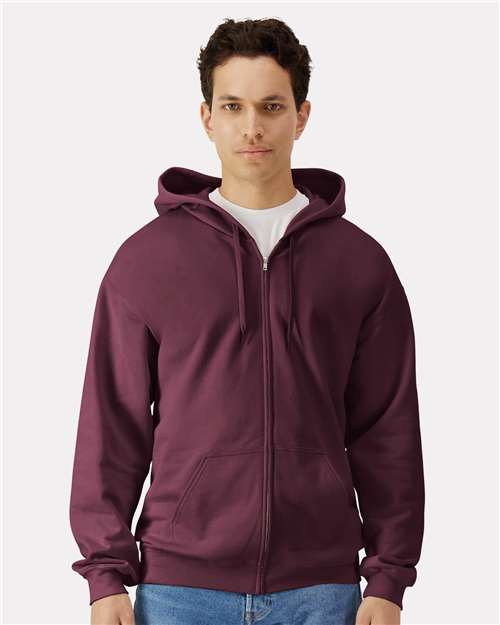 Unisex Softstyle® Full-Zip Hooded Sweatshirt-AKD Ink