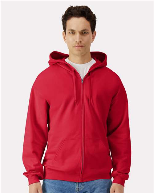 Unisex Softstyle® Full-Zip Hooded Sweatshirt-AKD Ink