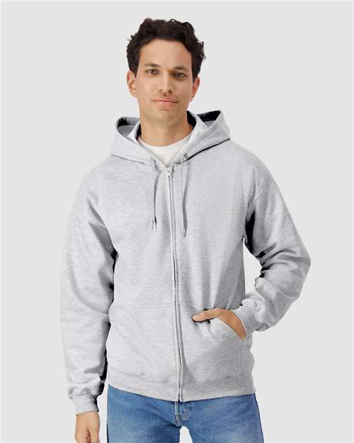 Unisex Softstyle® Full-Zip Hooded Sweatshirt-AKD Ink