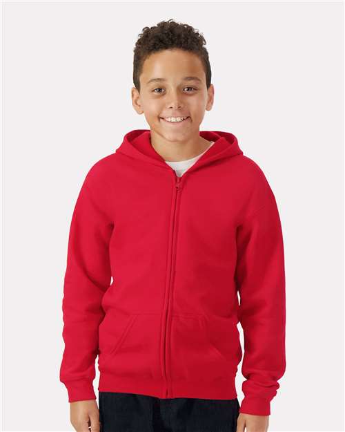 Youth Heavy Blend™ Full-Zip Hooded Sweatshirt-AKD Ink
