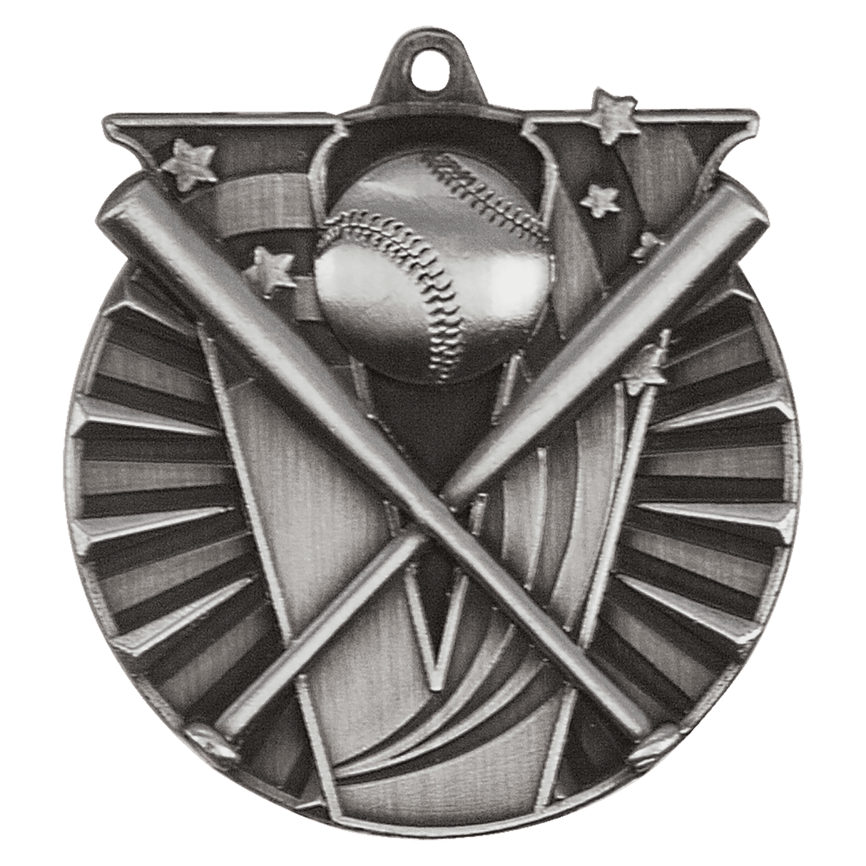 Baseball/Softball Victory Medal-Silver - AKD Ink