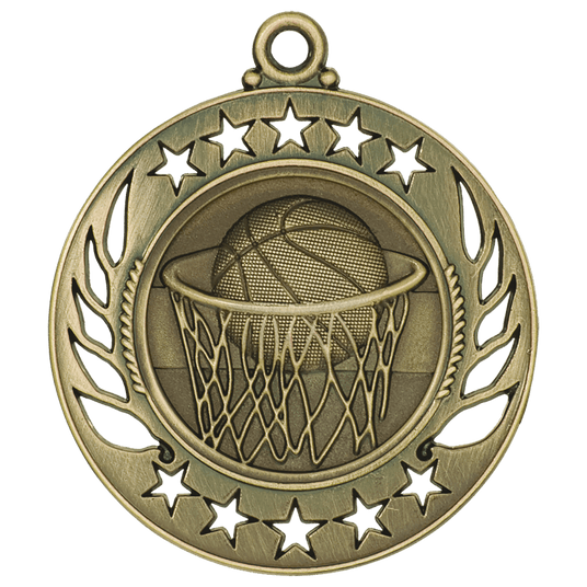 Basketball Galaxy Medal-Gold