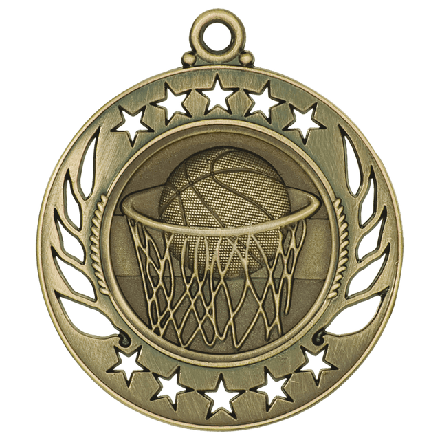 Basketball Galaxy Medal-Gold - AKD Ink