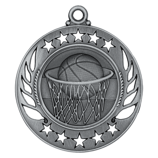 Basketball Galaxy Medal-Silver - AKD Ink