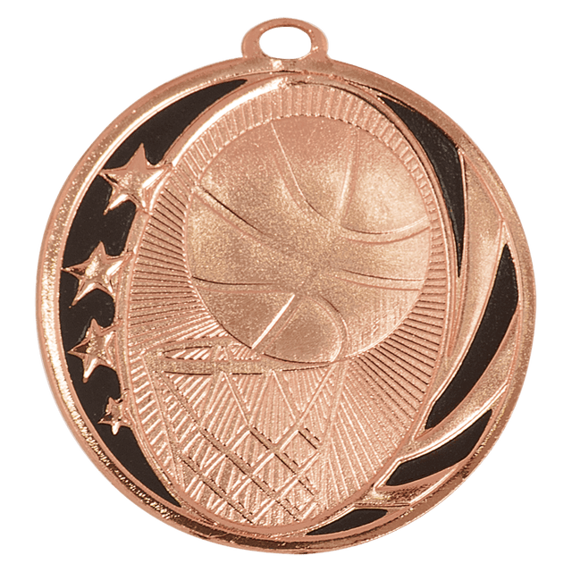 Basketball MidNite Star Medal-Bronze - AKD Ink