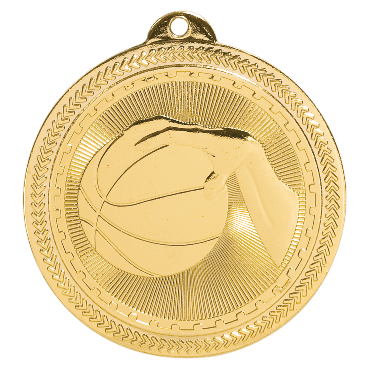 Basketball BriteLazer Medal-Gold - AKD Ink