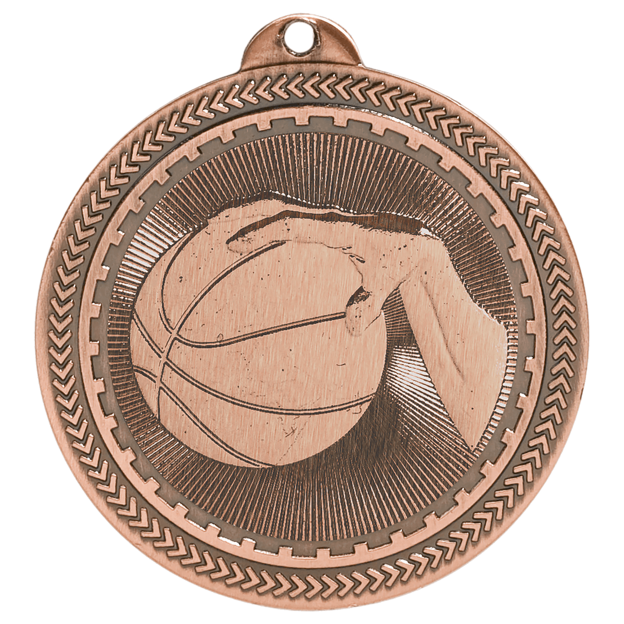 Basketball BriteLazer Medal-Bronze - AKD Ink
