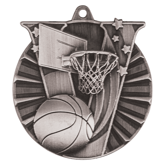 Basketball Victory Medal-Silver - AKD Ink