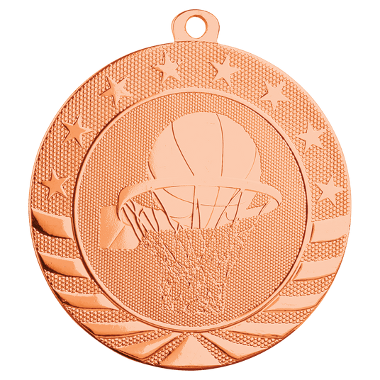 Basketball Starbrite Medal-Bronze