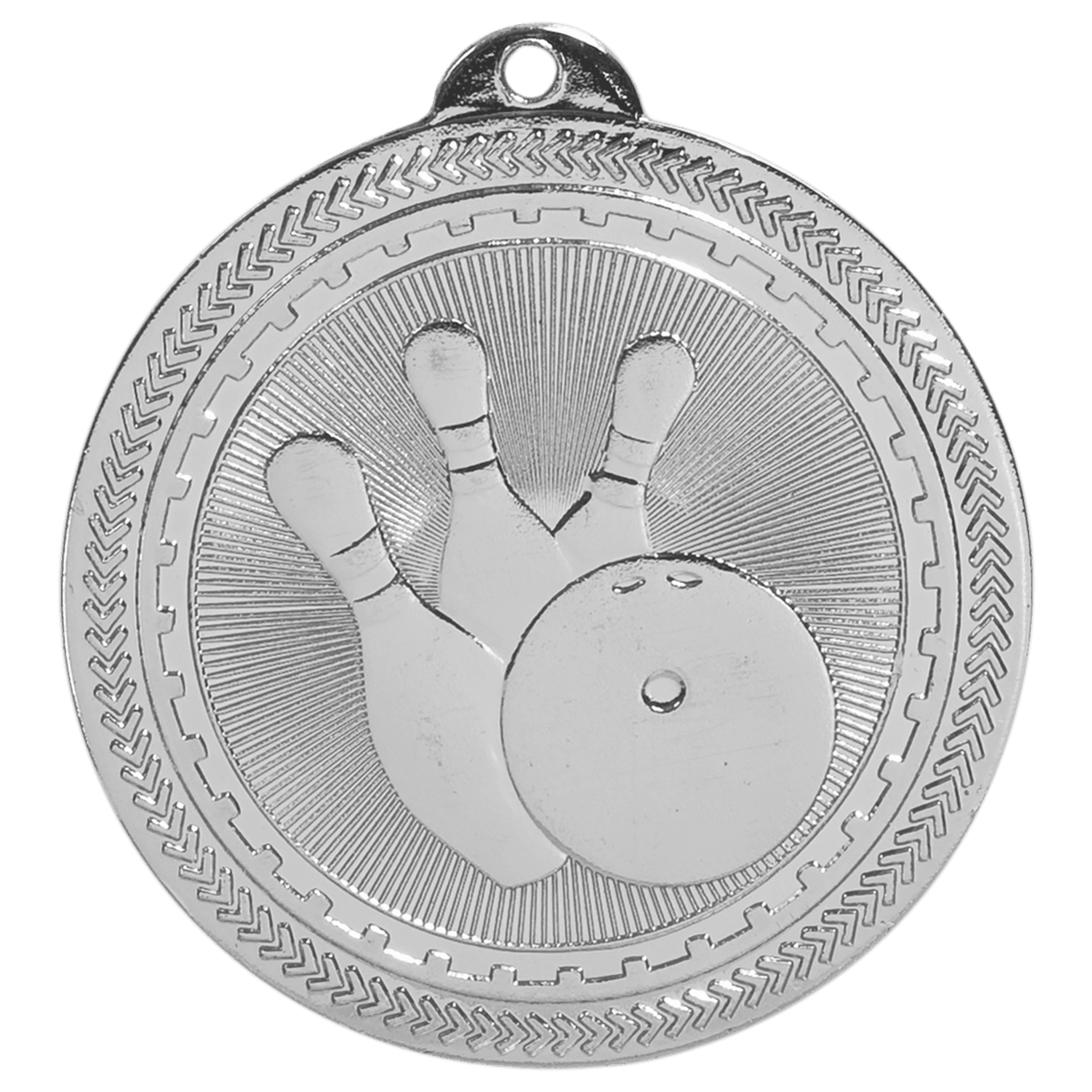 Bowling BriteLazer Medal-Silver - AKD Ink