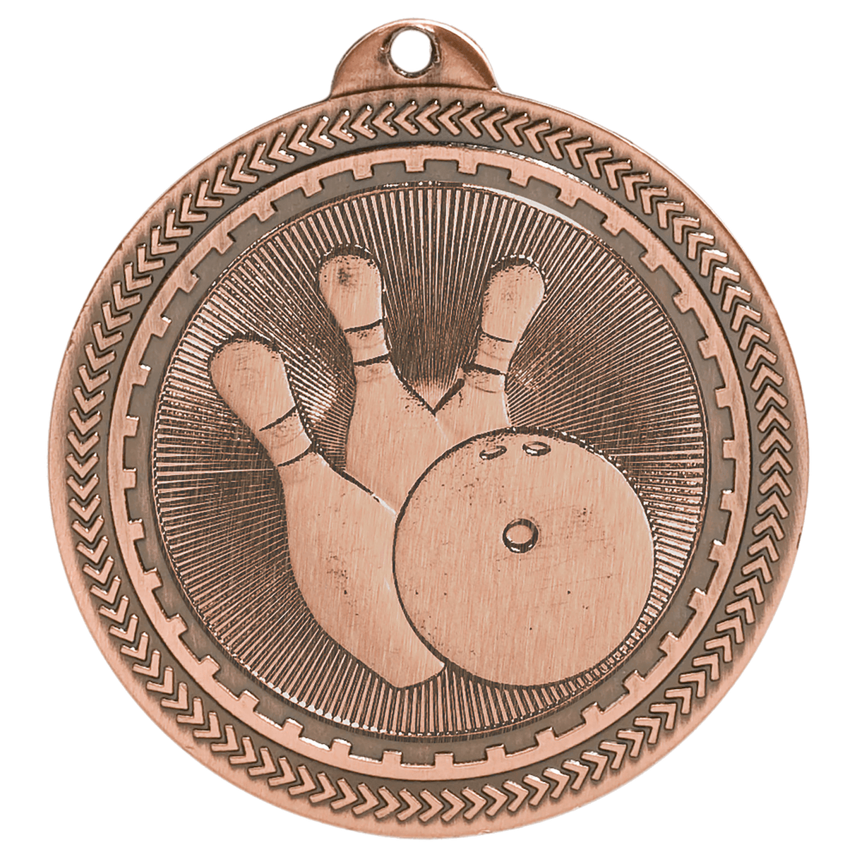 Bowling BriteLazer Medal-Bronze - AKD Ink