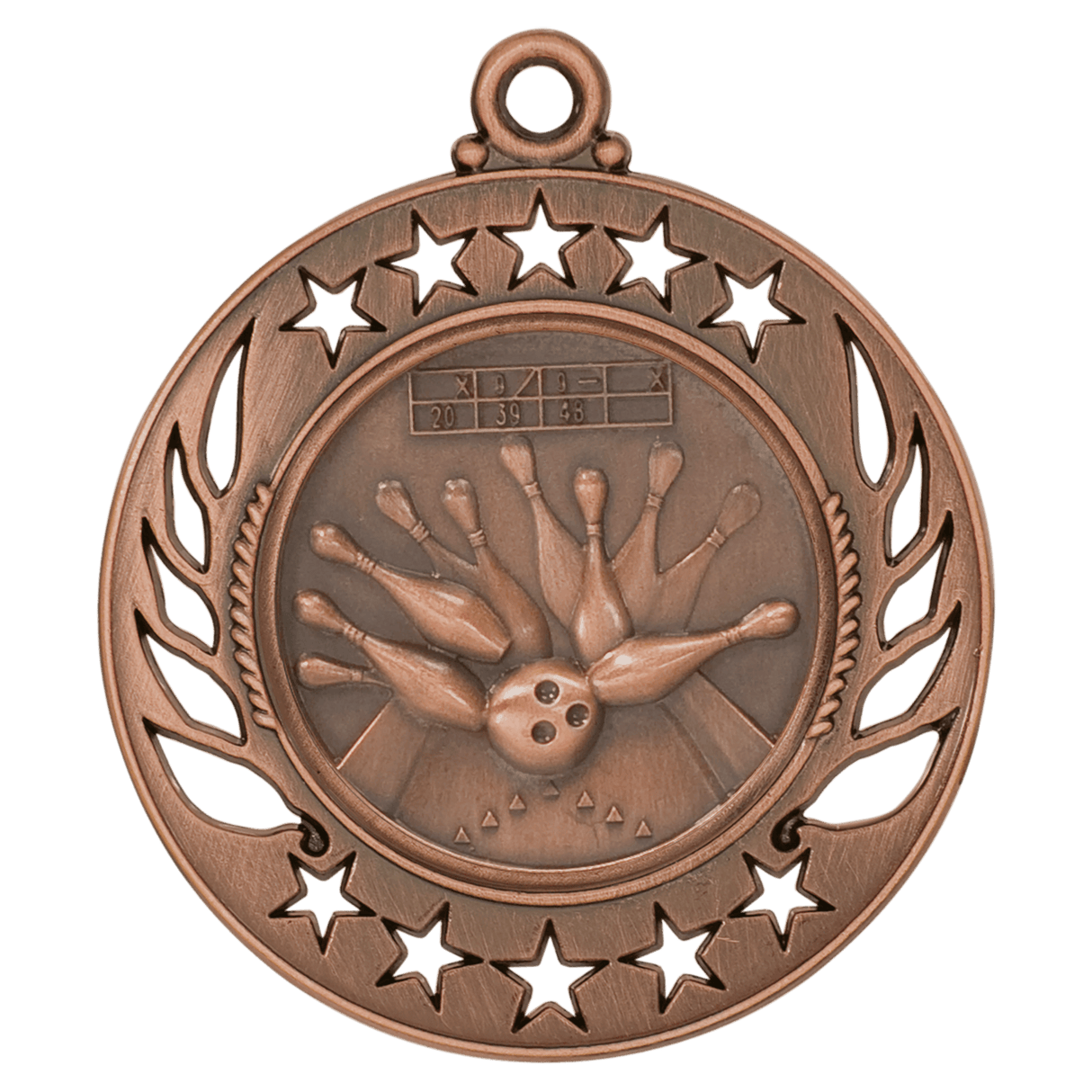 Bowling Galaxy Medal-Bronze - AKD Ink