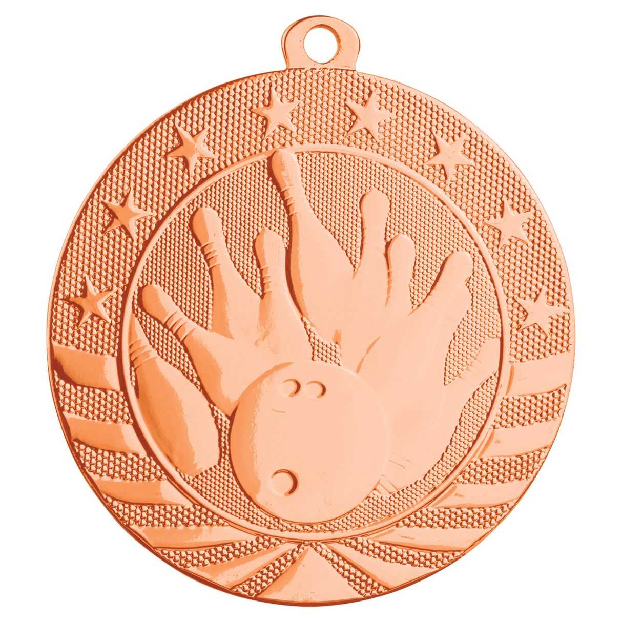 Bowling Starbrite Medal-Bronze - AKD Ink