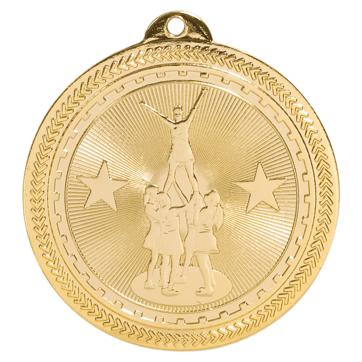 Competitive Cheer BriteLazer Medal-Gold - AKD Ink