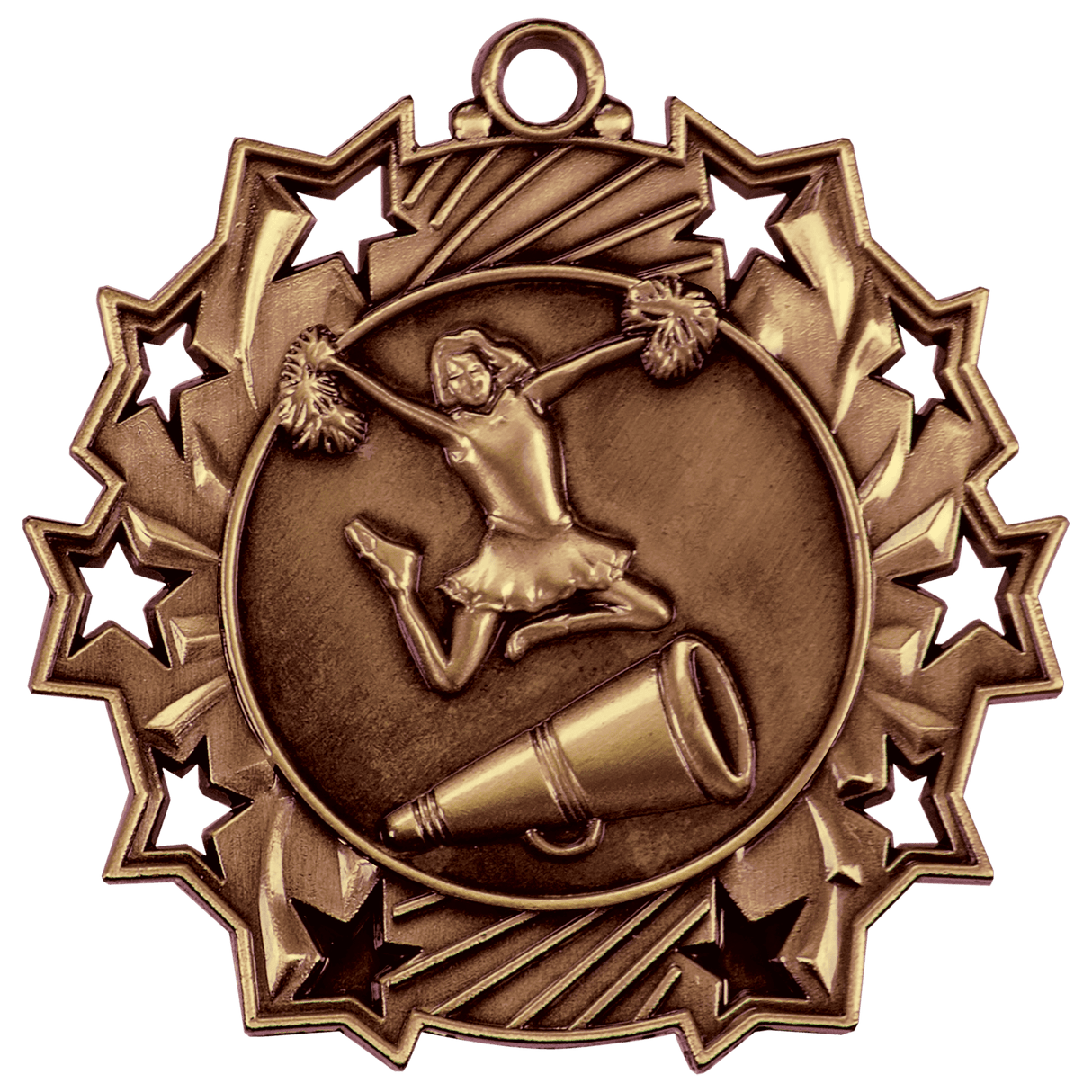 Cheer Ten Star Medal-Bronze - AKD Ink