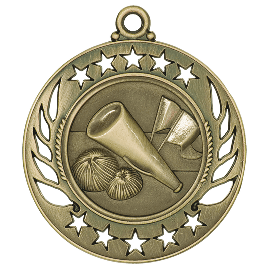 Cheer Galaxy Medal-Gold