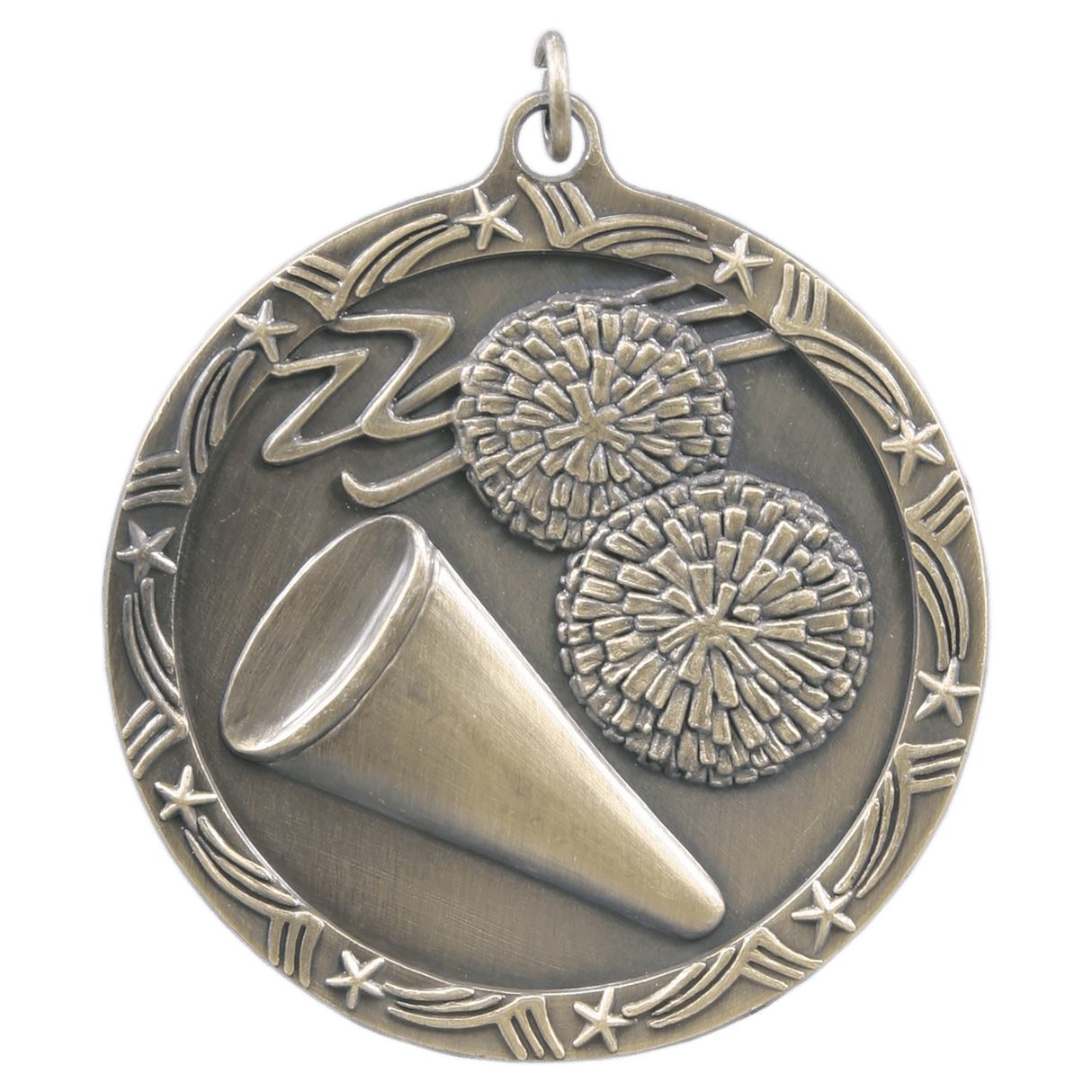 Cheer Shooting Star Medal-Gold - AKD Ink