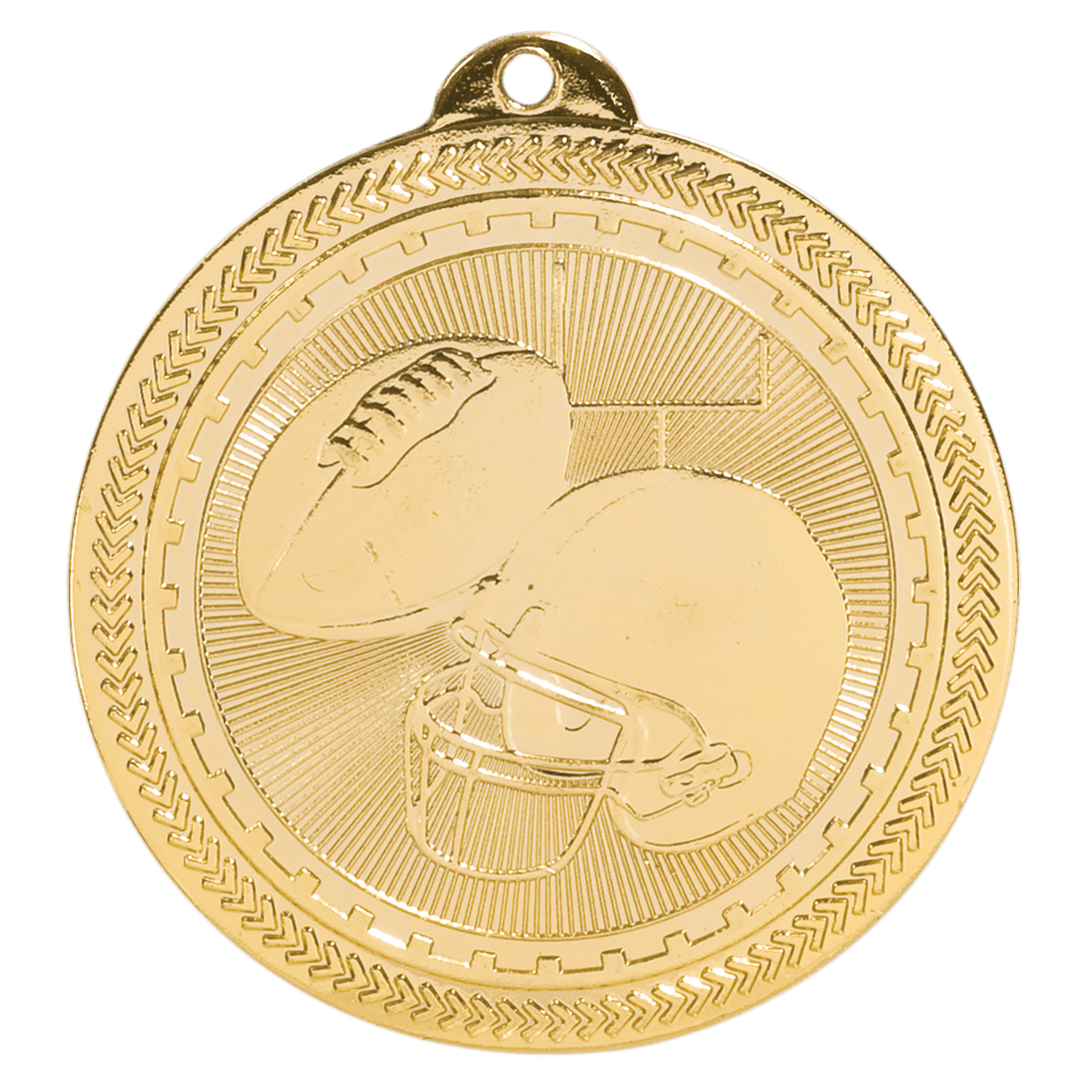 Football BriteLazer Medal-Gold - AKD Ink