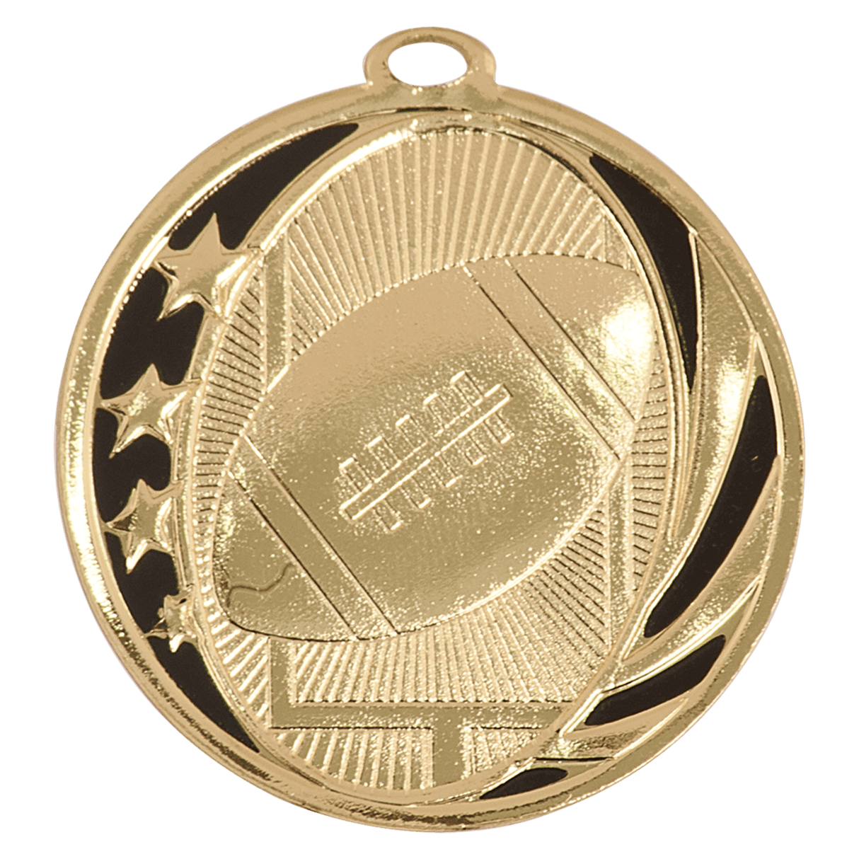 Football MidNite Star Medal-Gold - AKD Ink
