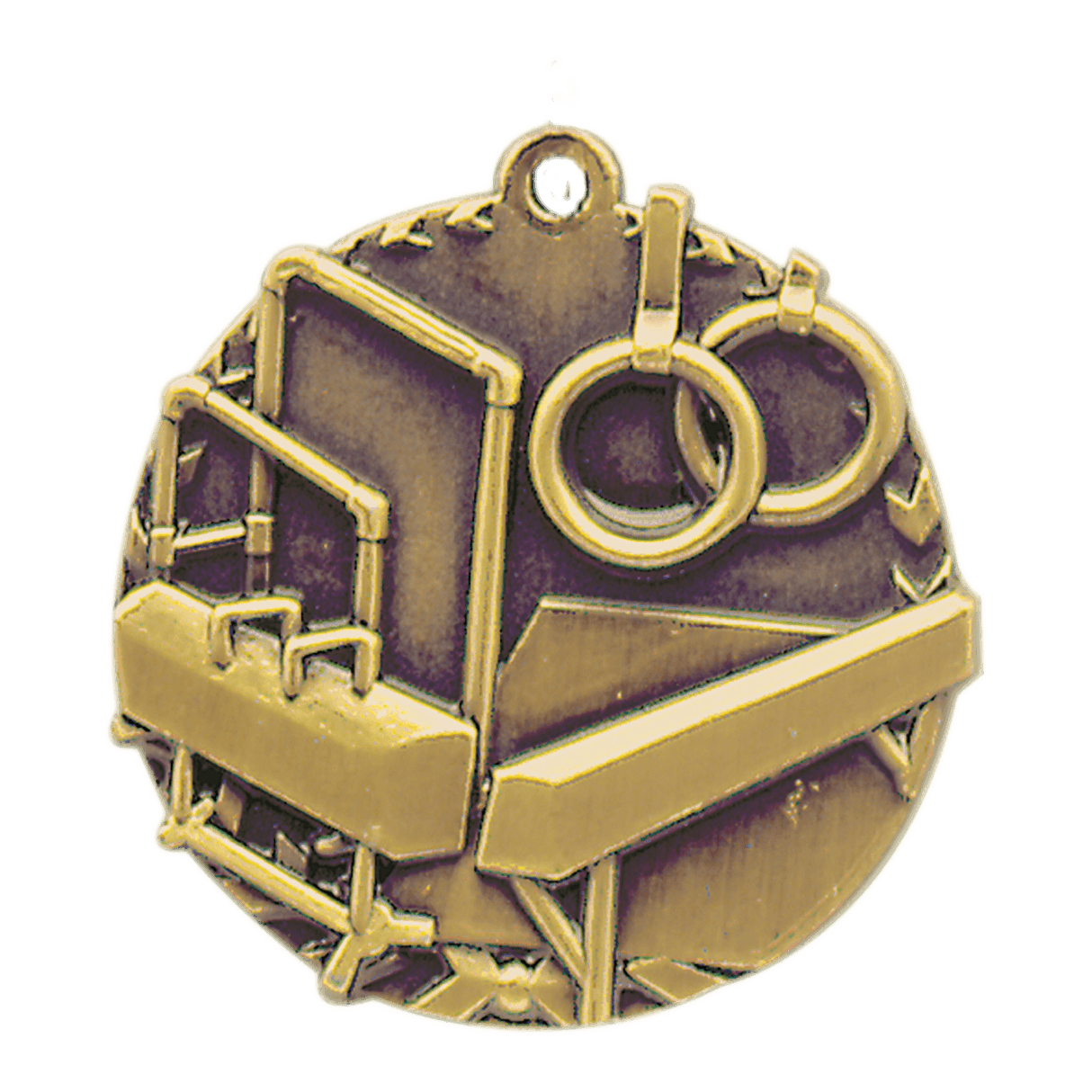 Gymnastics Millennium Medal-Gold - AKD Ink