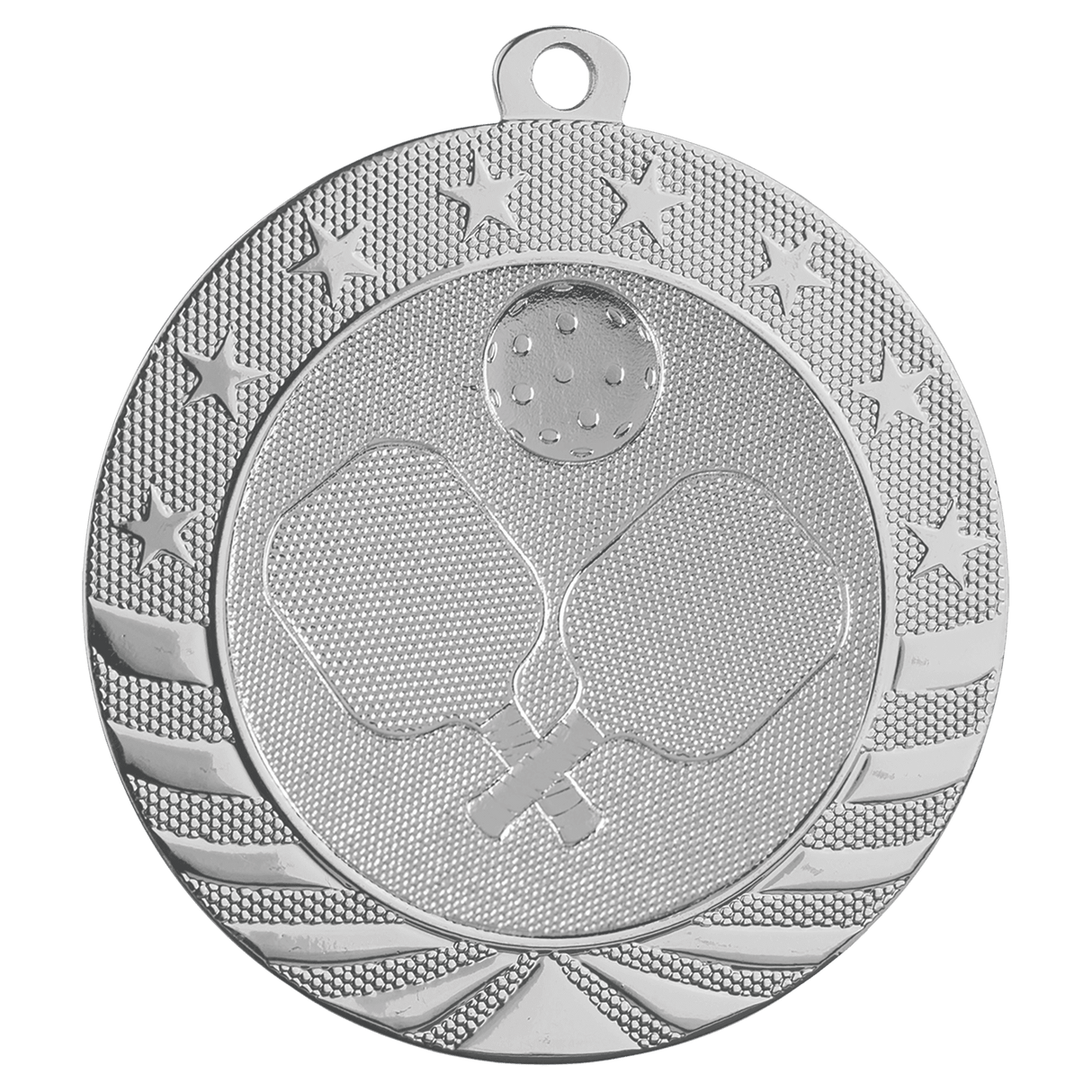 Pickleball Starbright Medal-Silver-AKD Ink