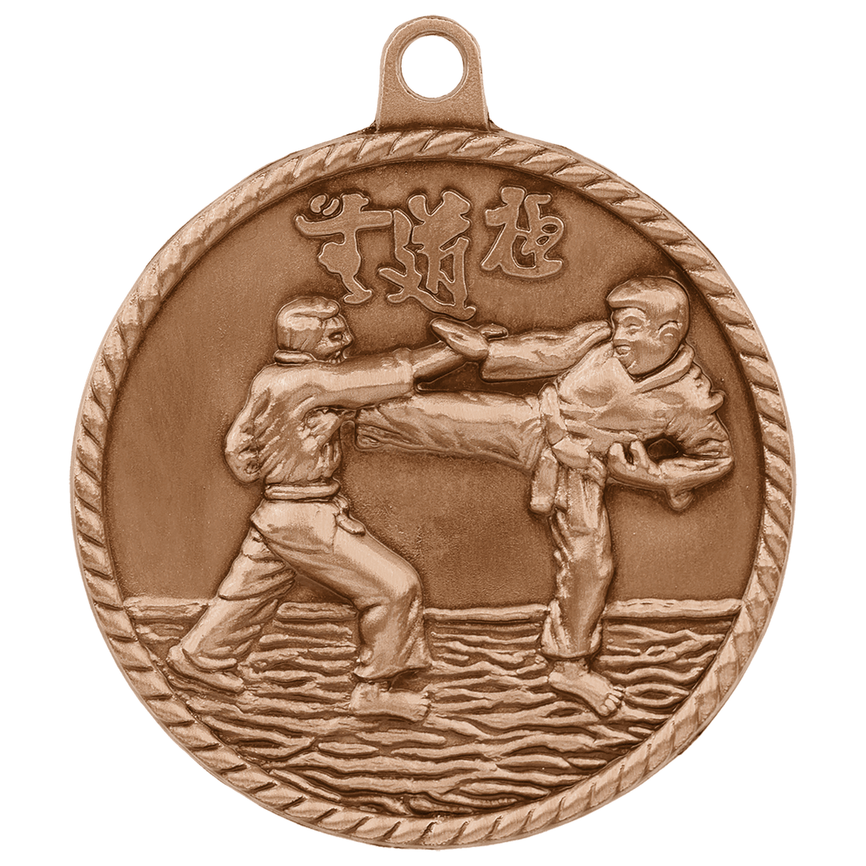 Martial Arts High Relief Medal-Bronze-AKD Ink