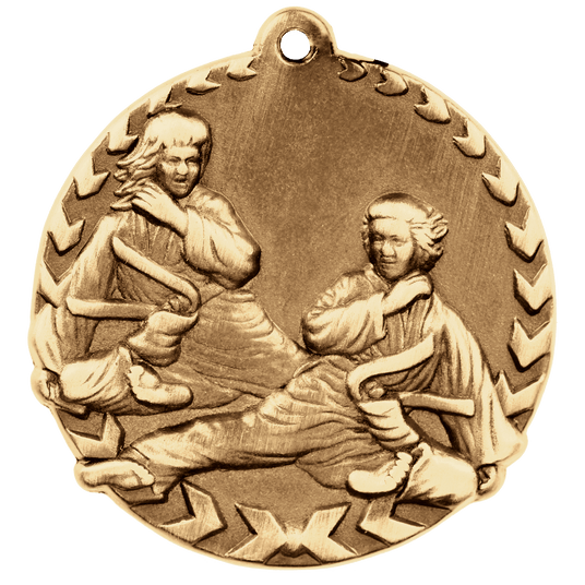 Martial Arts Millennium Medal-Gold