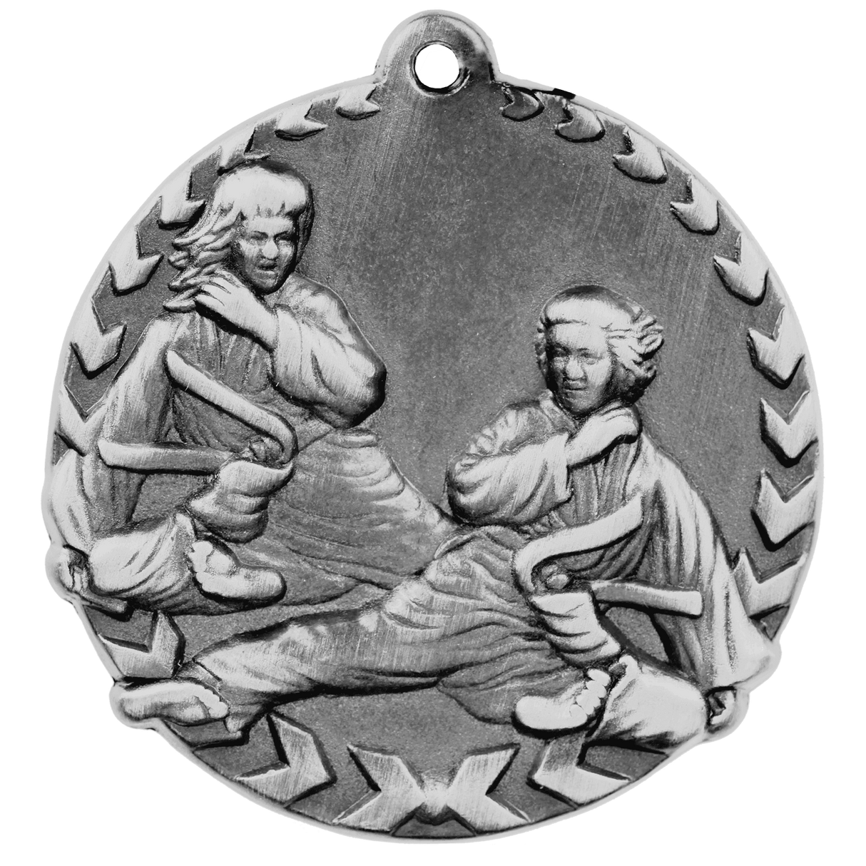 Martial Arts Millennium Medal-Silver-AKD Ink