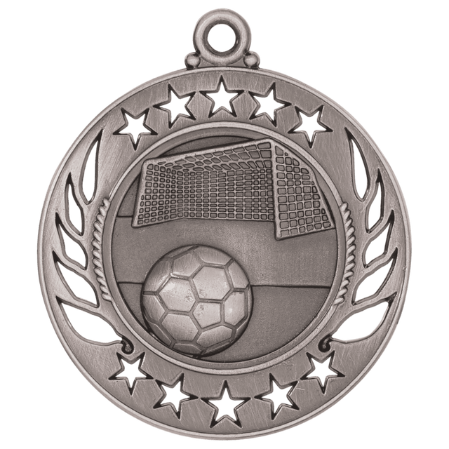 Soccer Galaxy Medal-Silver - AKD Ink