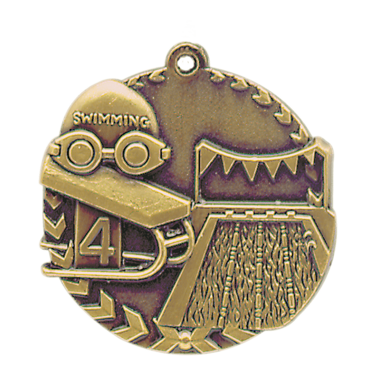 Swimming Millennium Medal-Gold - AKD Ink