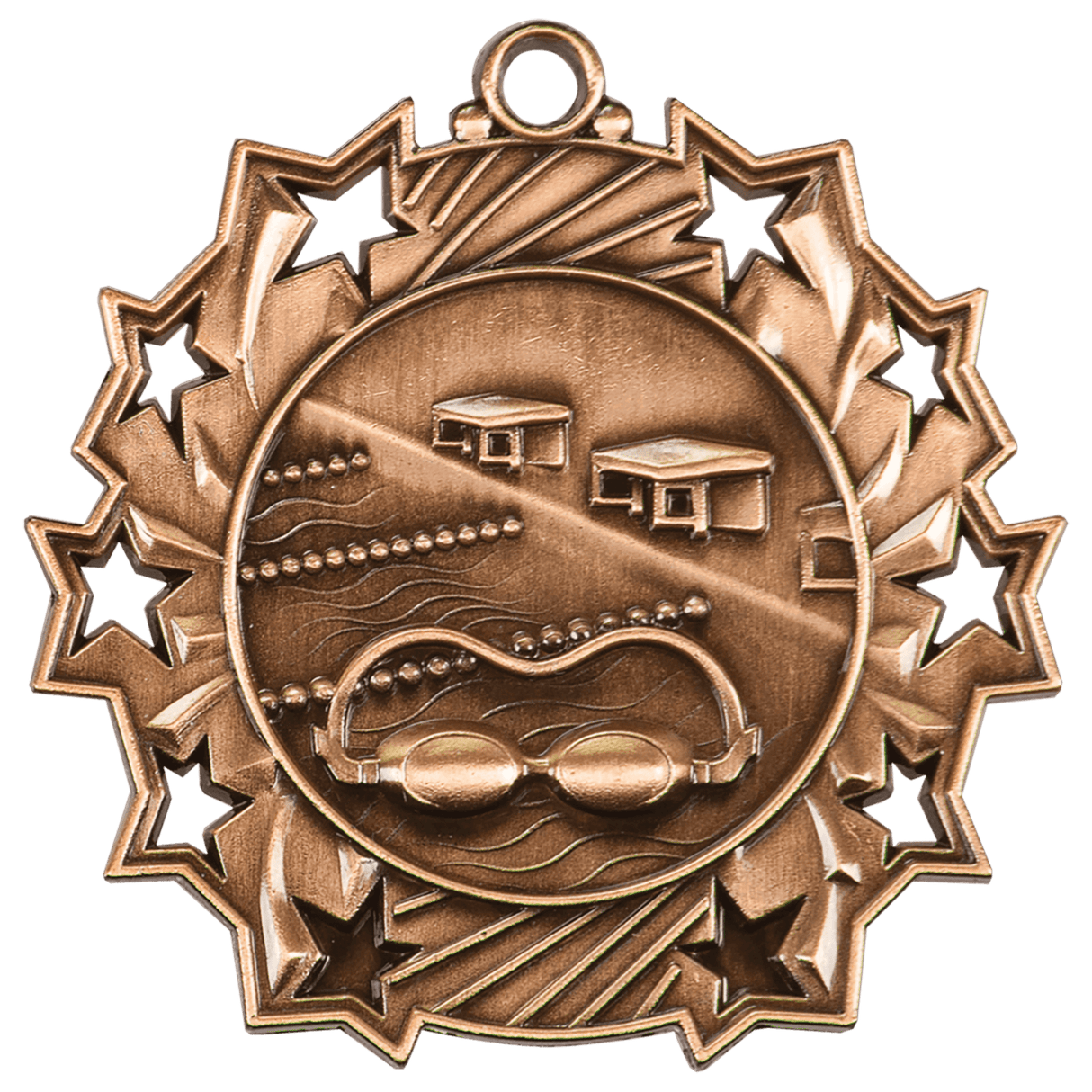 Swimming Ten Star Medal-Bronze - AKD Ink