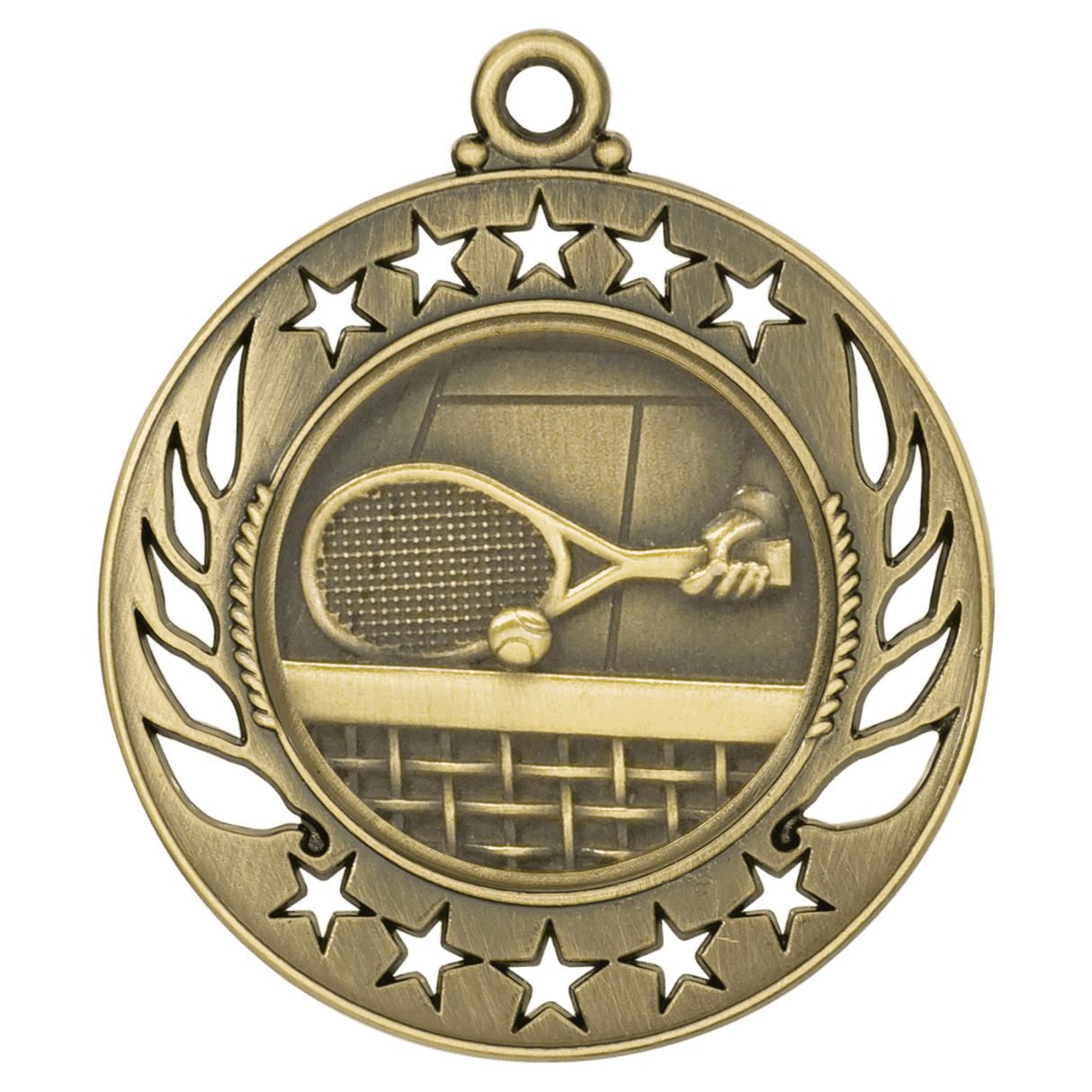 Tennis Galaxy Relief Medal-Gold-AKD Ink