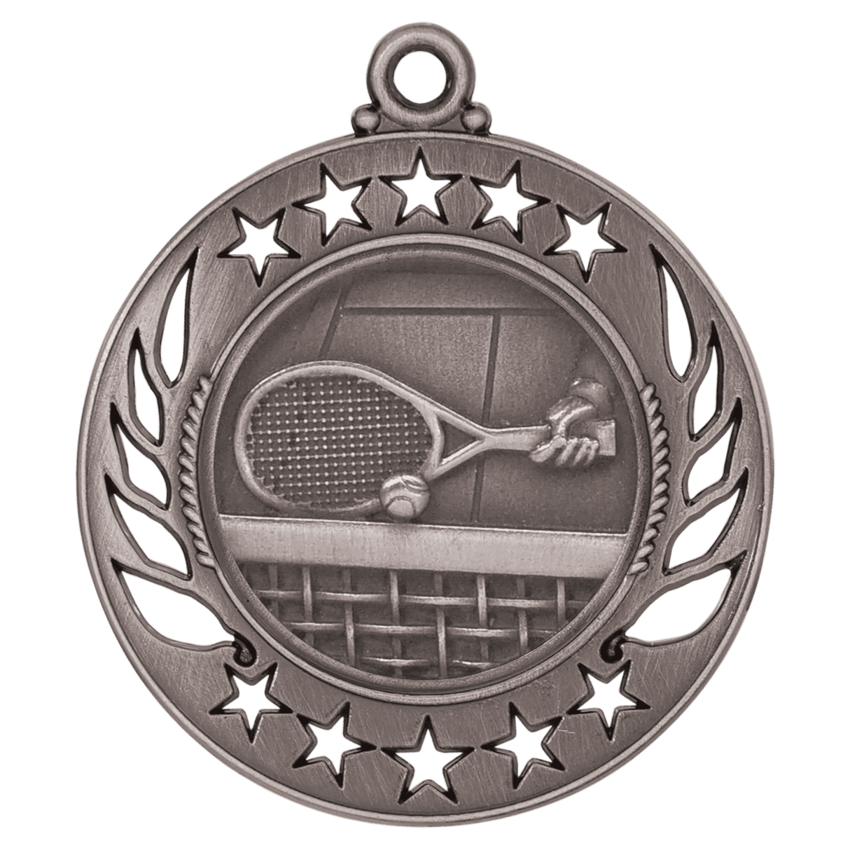 Tennis Galaxy Relief Medal-Silver-AKD Ink