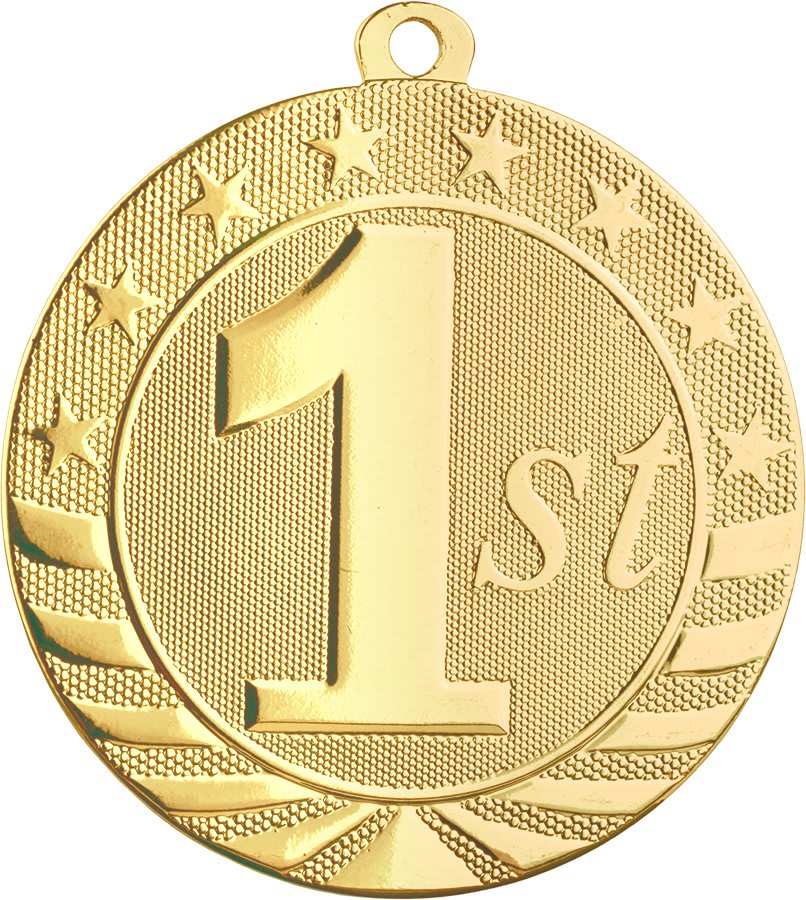 1st Place Starbrite Medal (Gold only)-AKD Ink