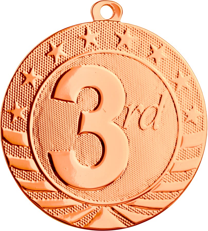 3rd Place Starbrite Medal (Bronze only)-AKD Ink