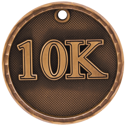10K 3-D Medal-Bronze