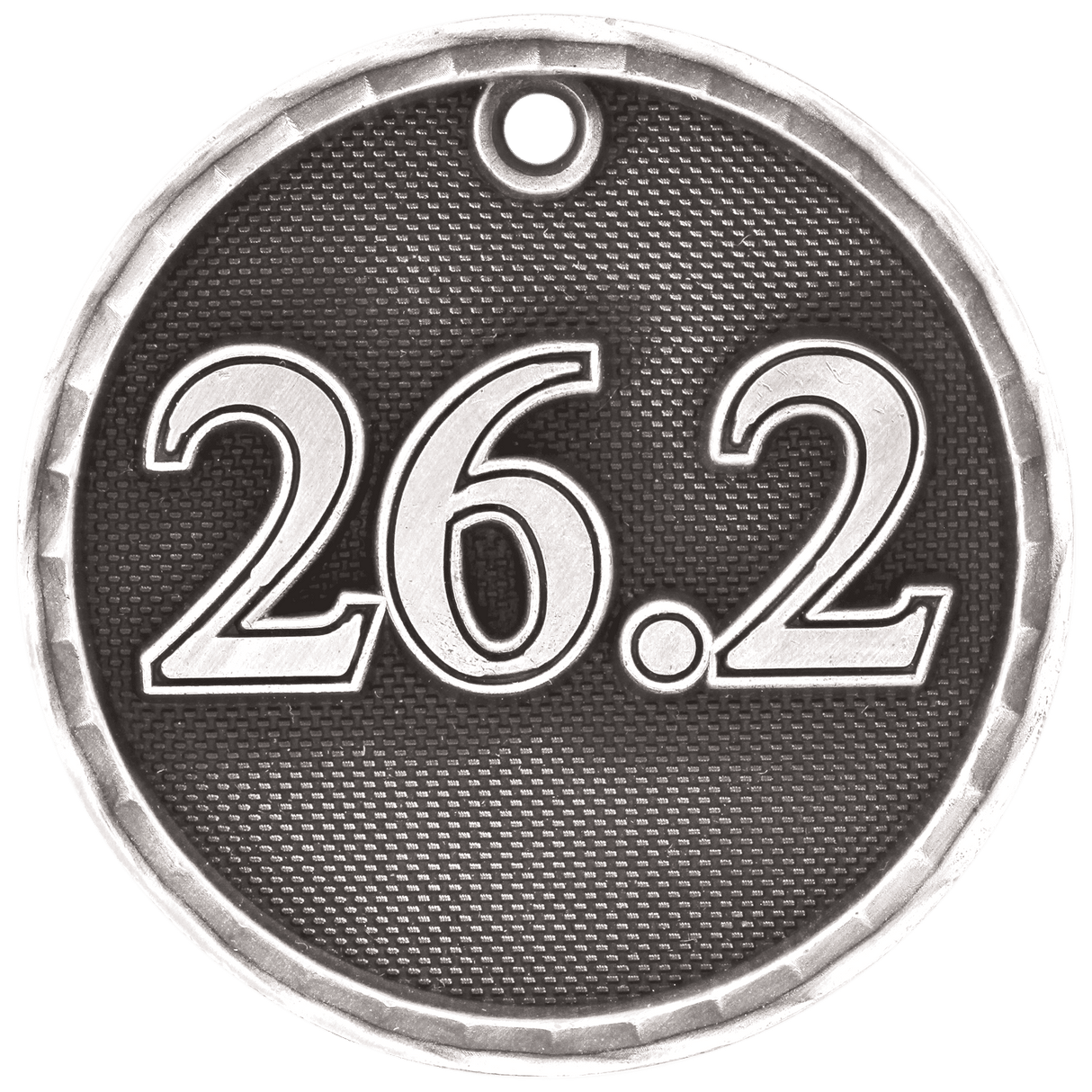 26.2 (Marathon) 3-D Medal-Silver-AKD Ink