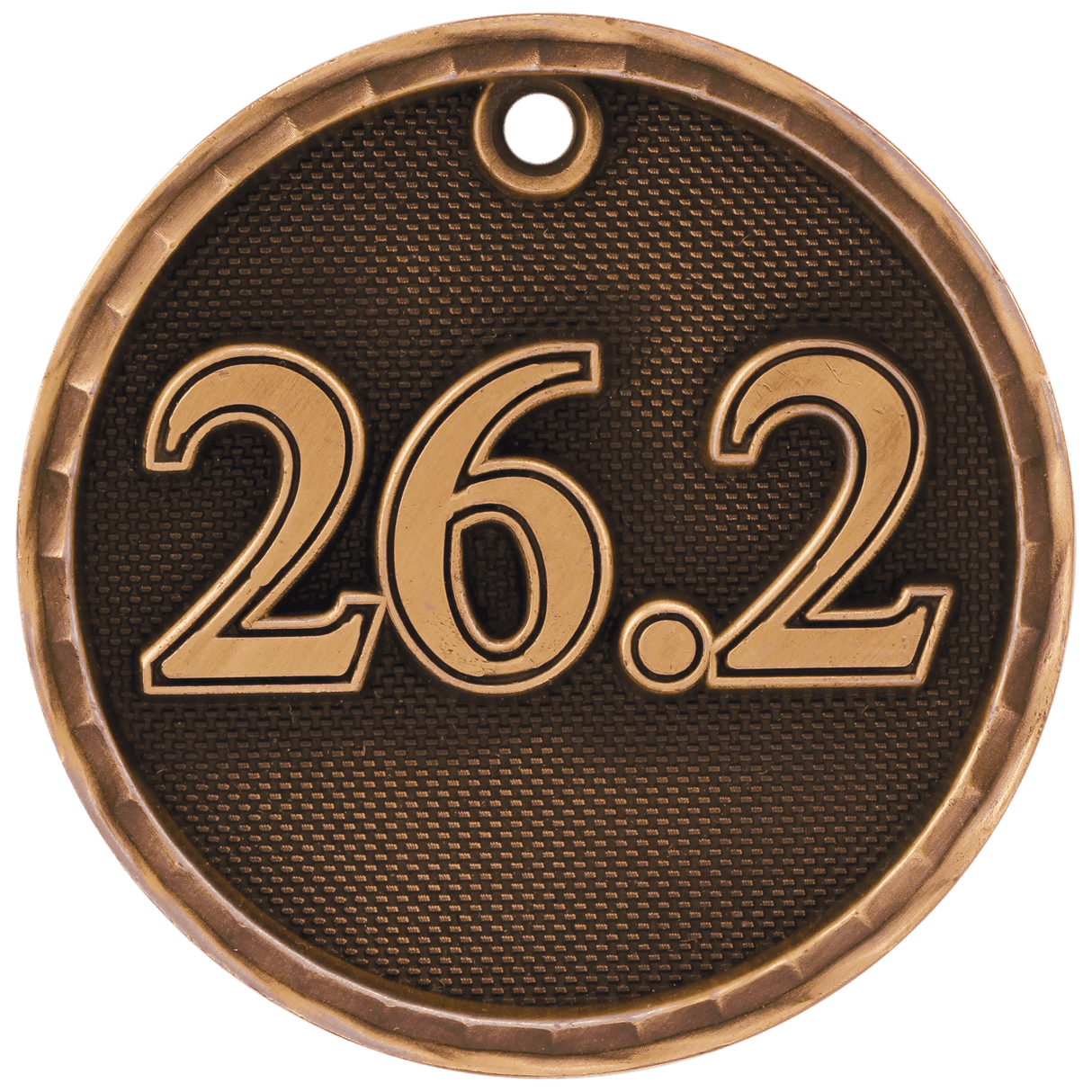26.2 (Marathon) 3-D Medal-Bronze-AKD Ink