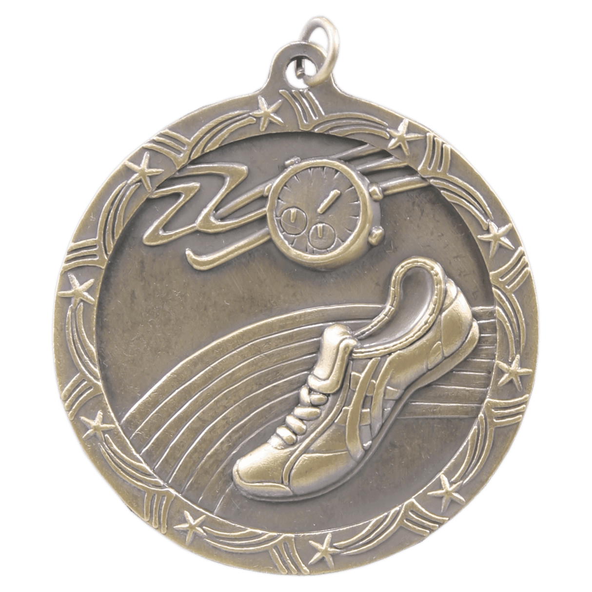 Track Shooting Star Medal-Gold-AKD Ink