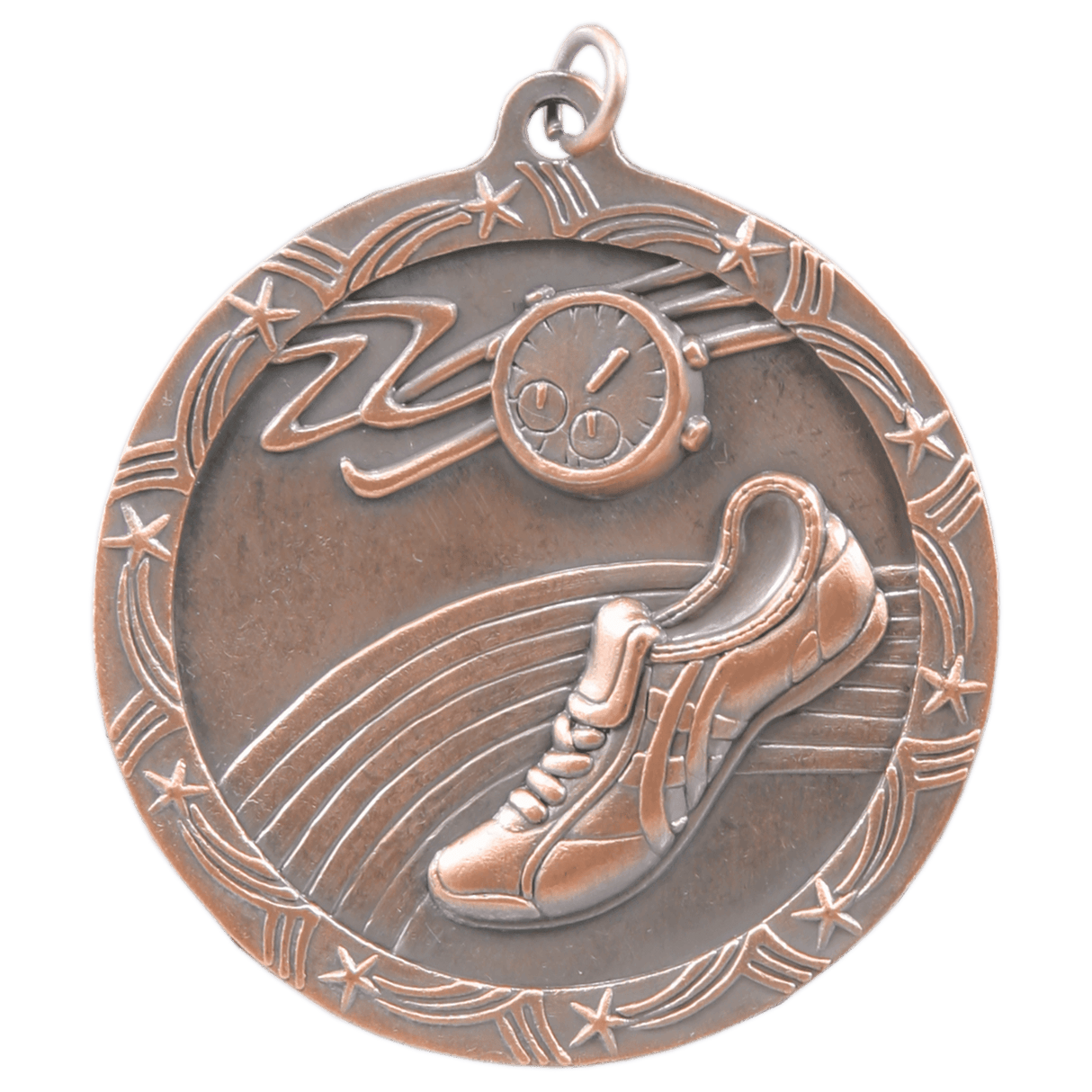 Track Shooting Star Medal-Bronze-AKD Ink